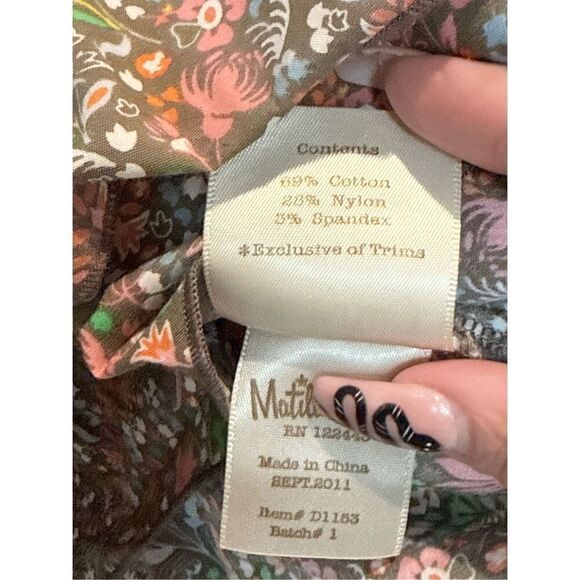 Matilda Jane Serendipity Wonder Girl Sleeveless Floral & Stripe Ruffle Dress 4T - Picture 8 of 13